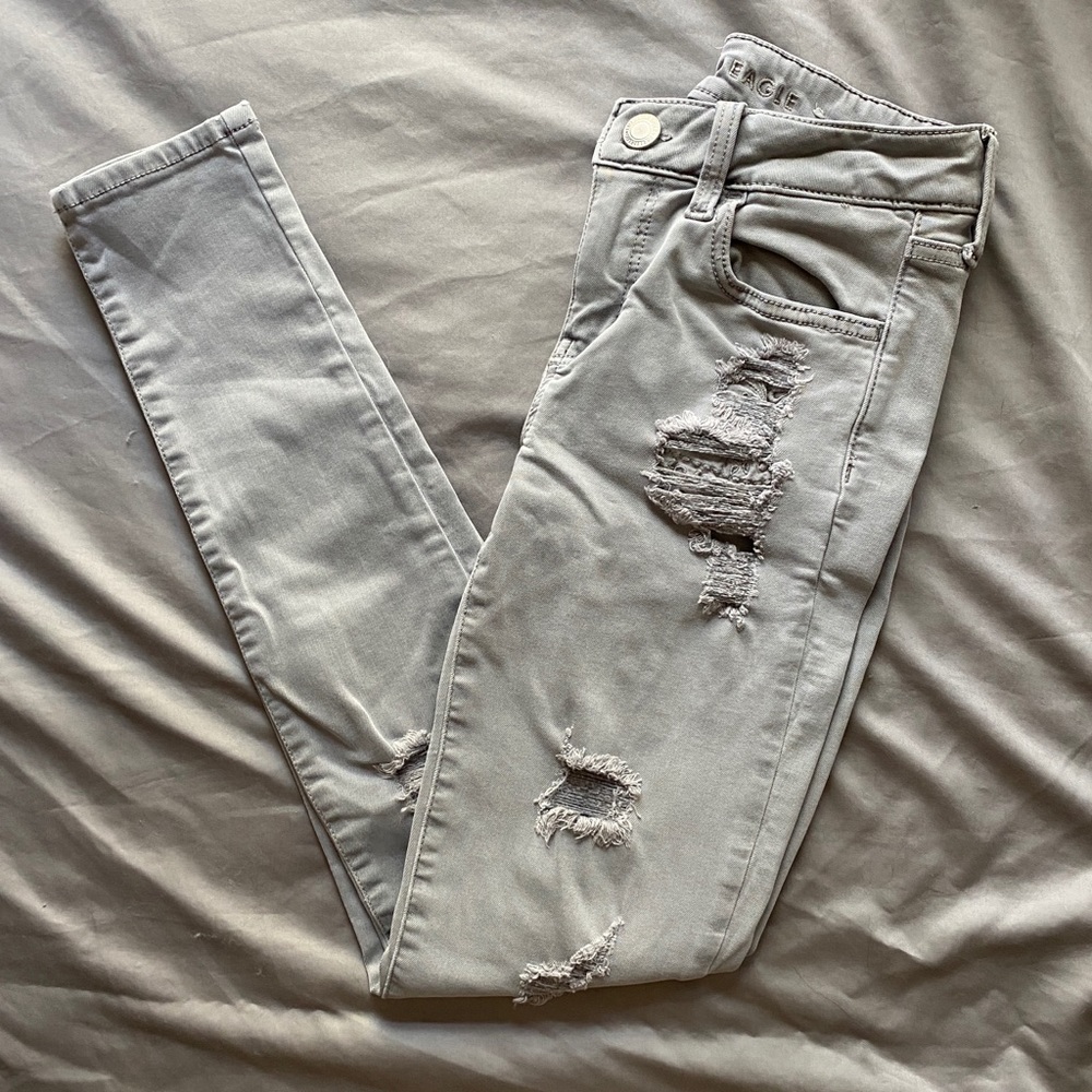 new grey jeans